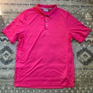 Kjus Pink Vented Short Sleeve Polo 52/L